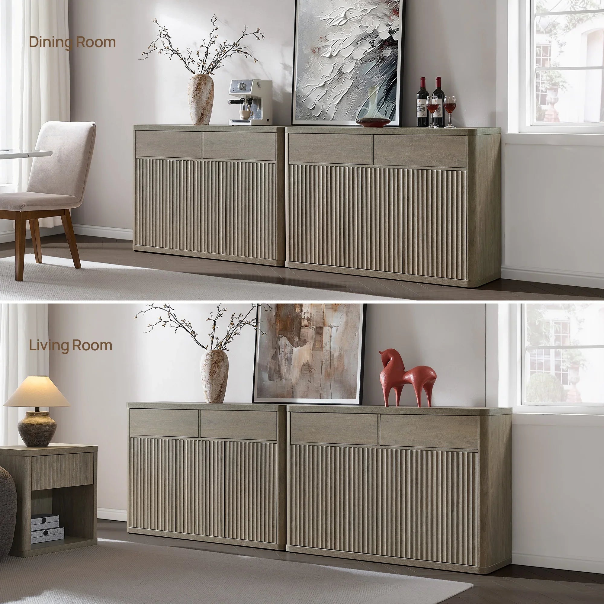 Cas Sideboard With 3 Doors And 2 Drawers