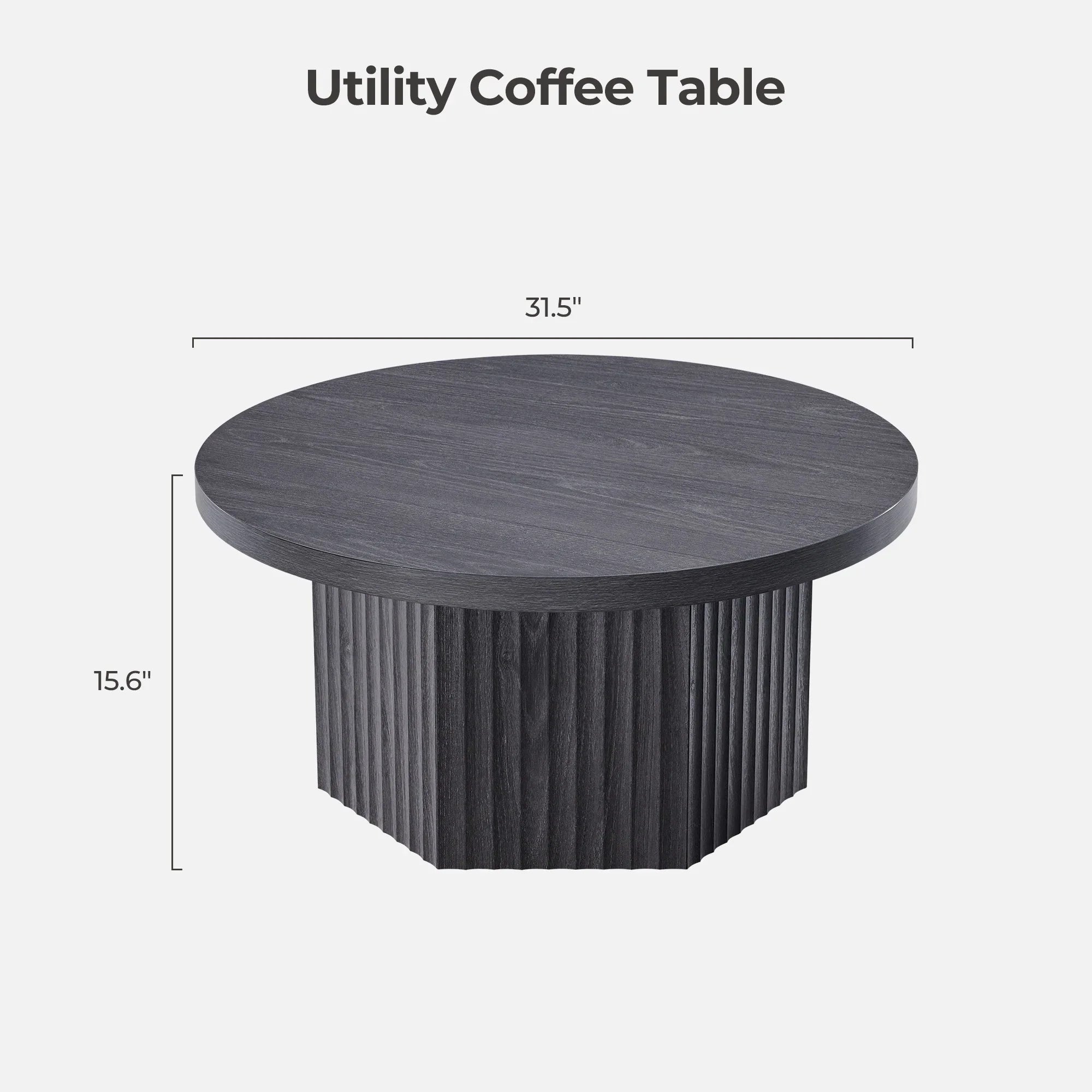 Stria Black Coffee Table