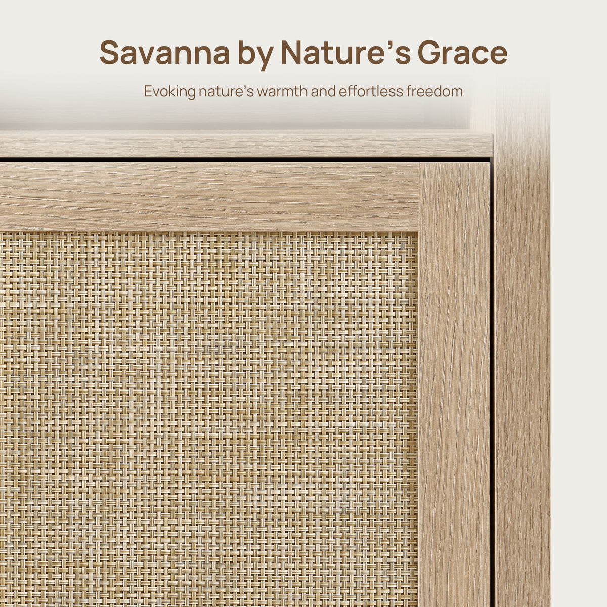 Savanna 65Inch TV Console with Cable Management
