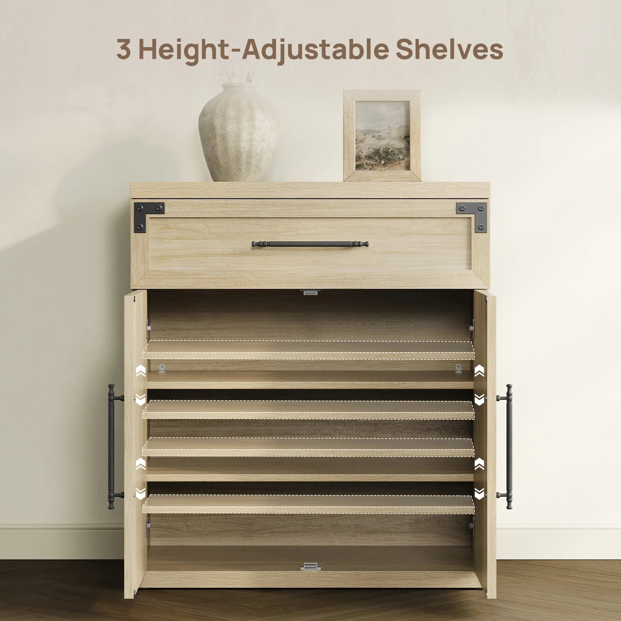 Willow Sideboard with 1 Drawer and 2 Doors for Living Room