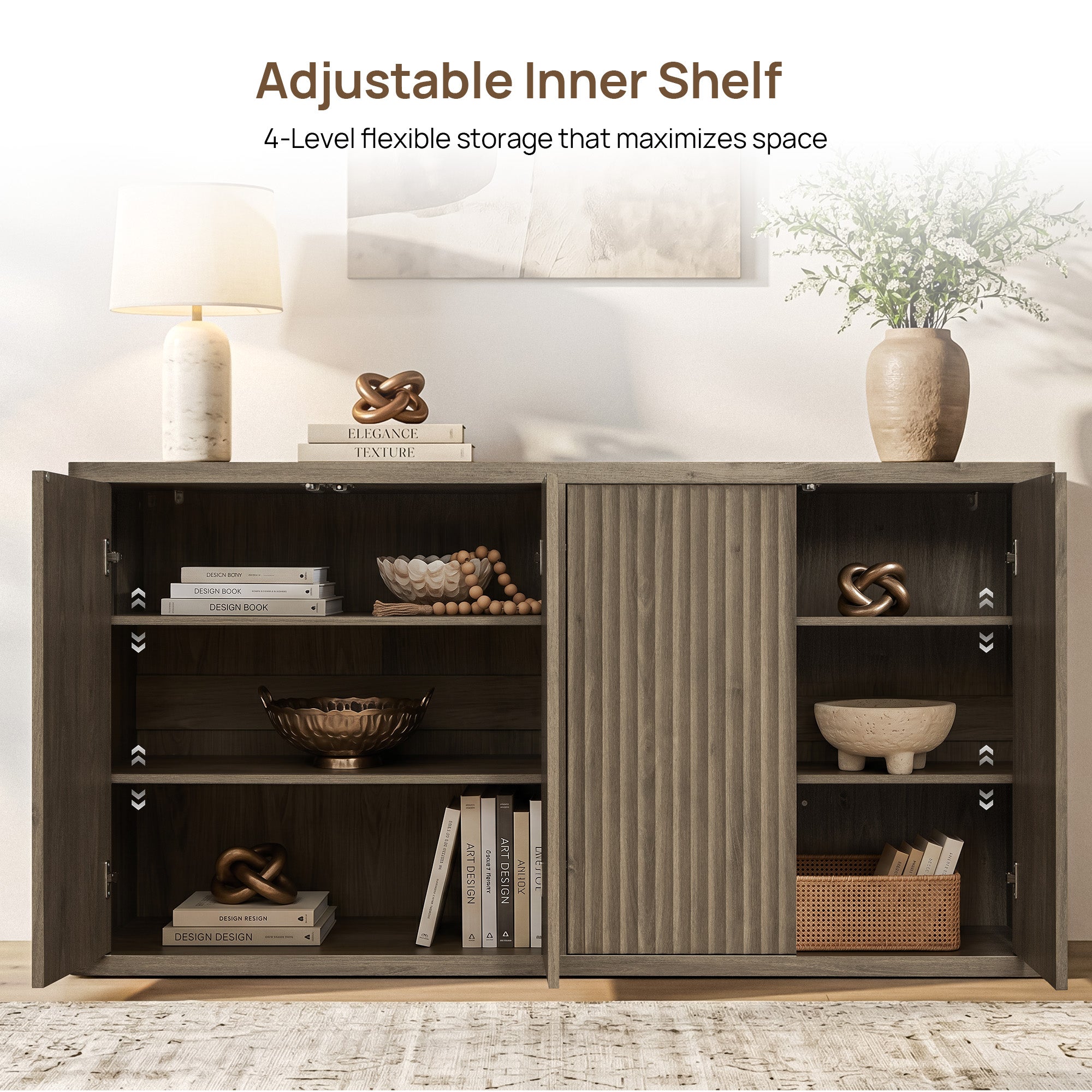 Cas Buffet Cabinets with 4 Doors