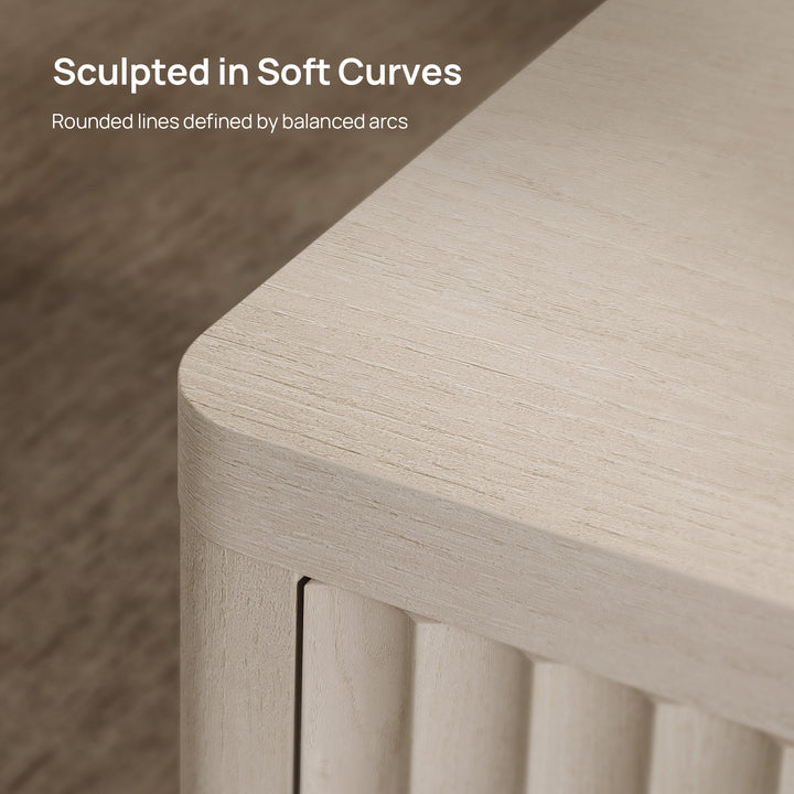 Cas Large-Size Nightstand, 3 Drawers