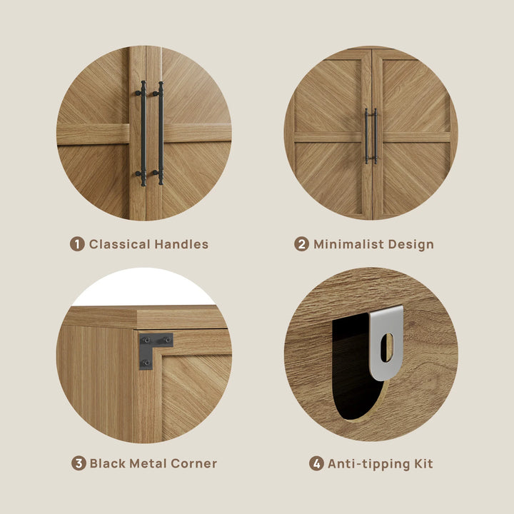 Willow Sideboard with 4 Doors