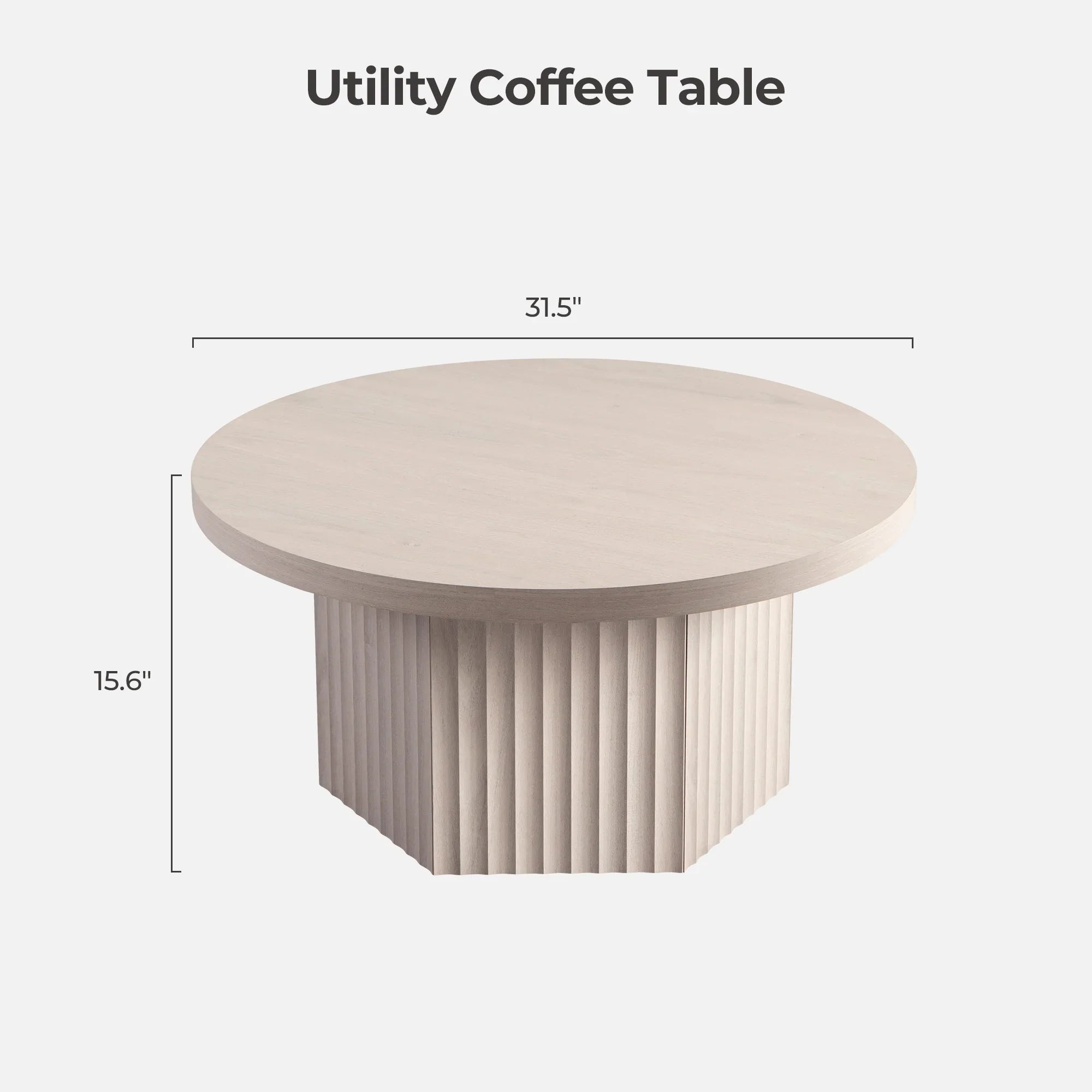 Stria Round Coffee Tables