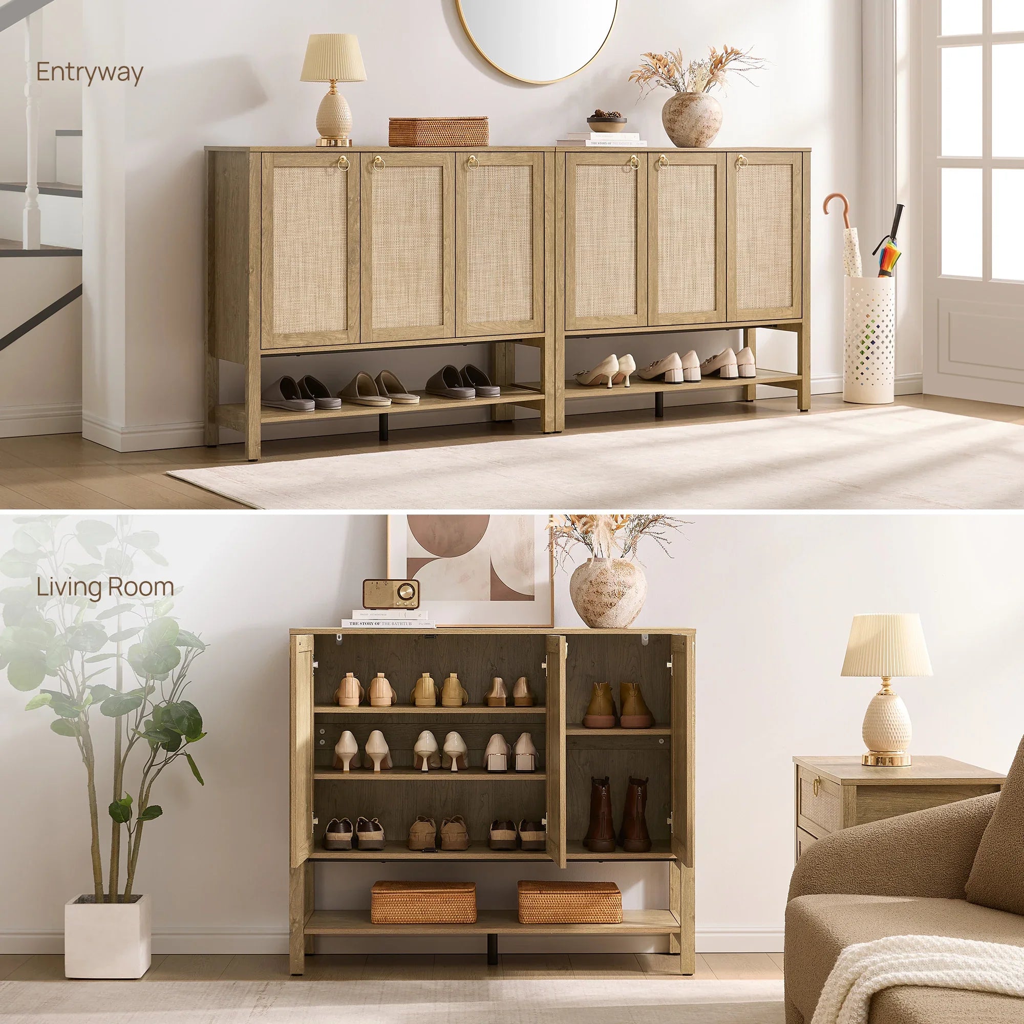 Terra 3-Door Shoe Cabinet