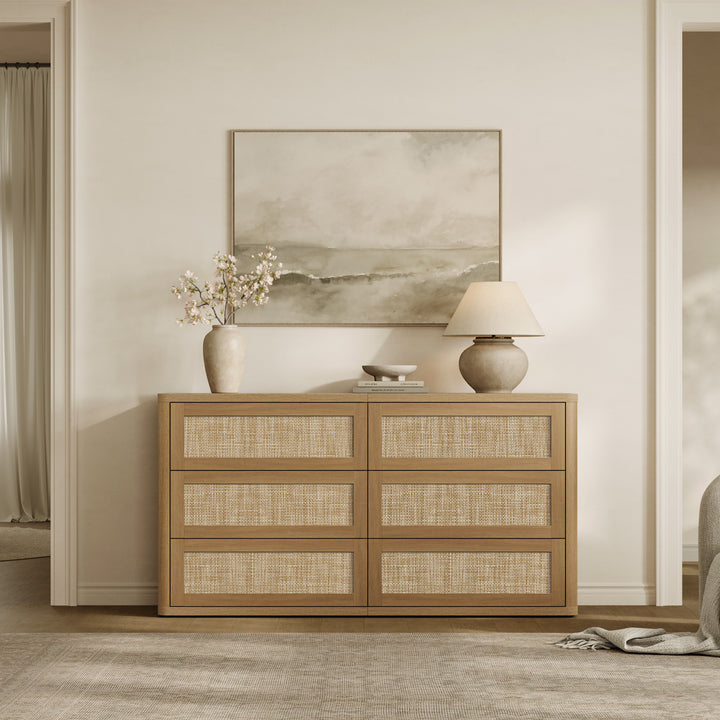 Zura 6 Drawers Dresser, Modular Design