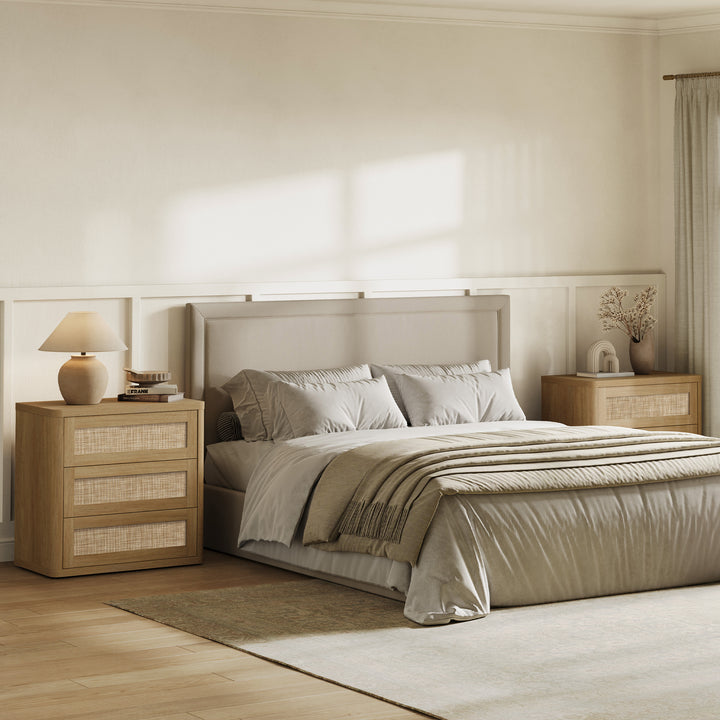Zura Modular Rattan Dressers and Nightstands Set
