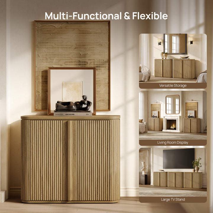 Ripple 2-Door Sideboard with Curved Edges