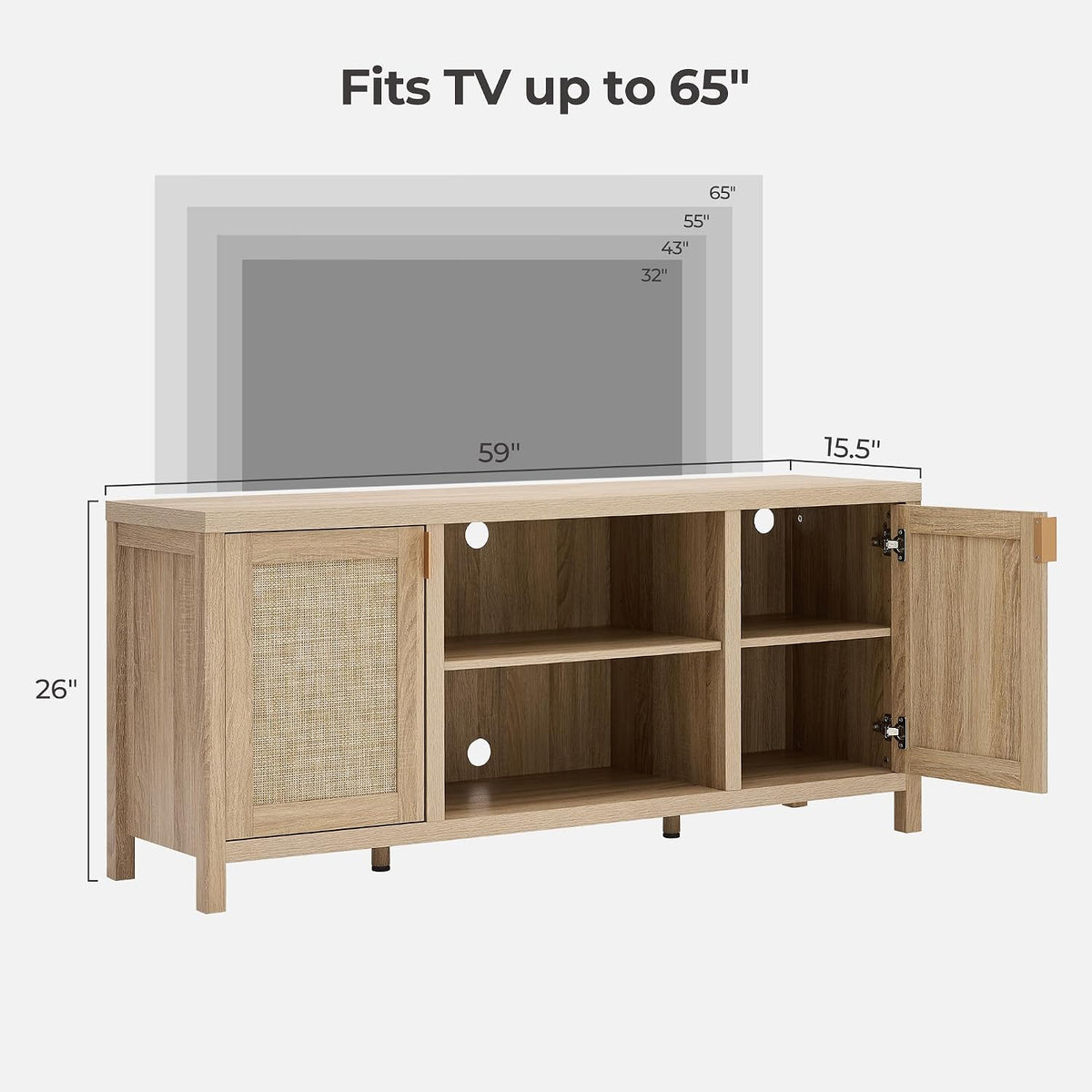 Savanna TV Stand for Entryway