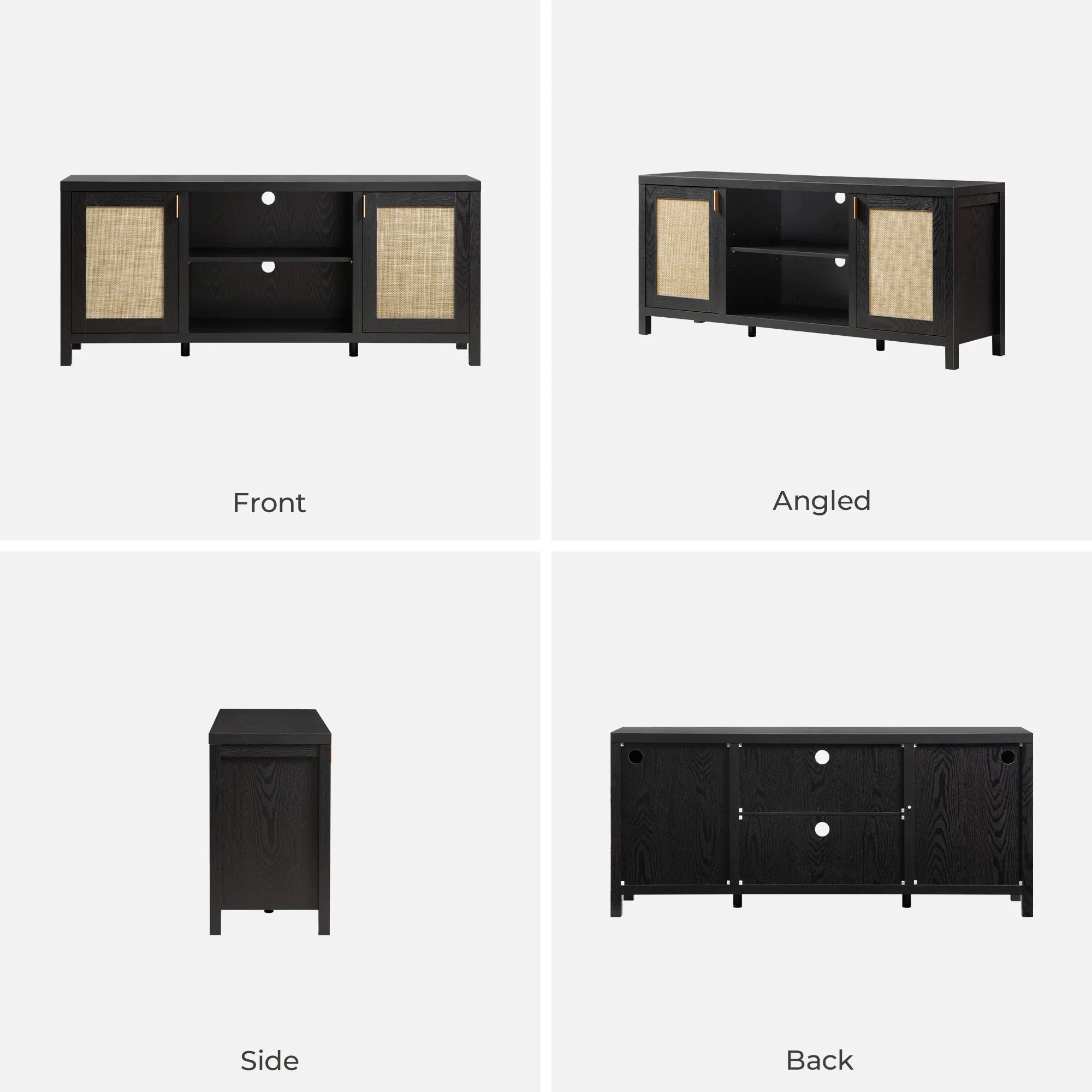 Savanna Black TV Stand