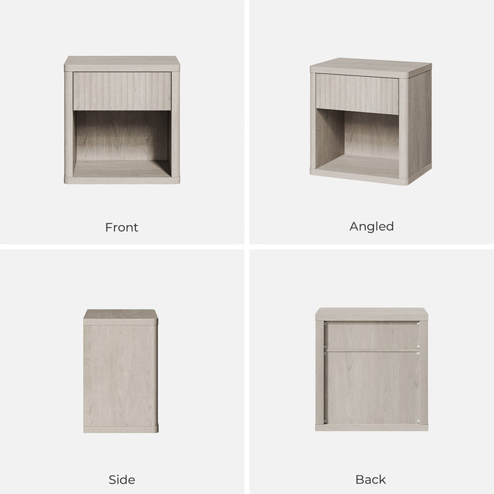 Cas Nightstand with Drawer, Set of 2