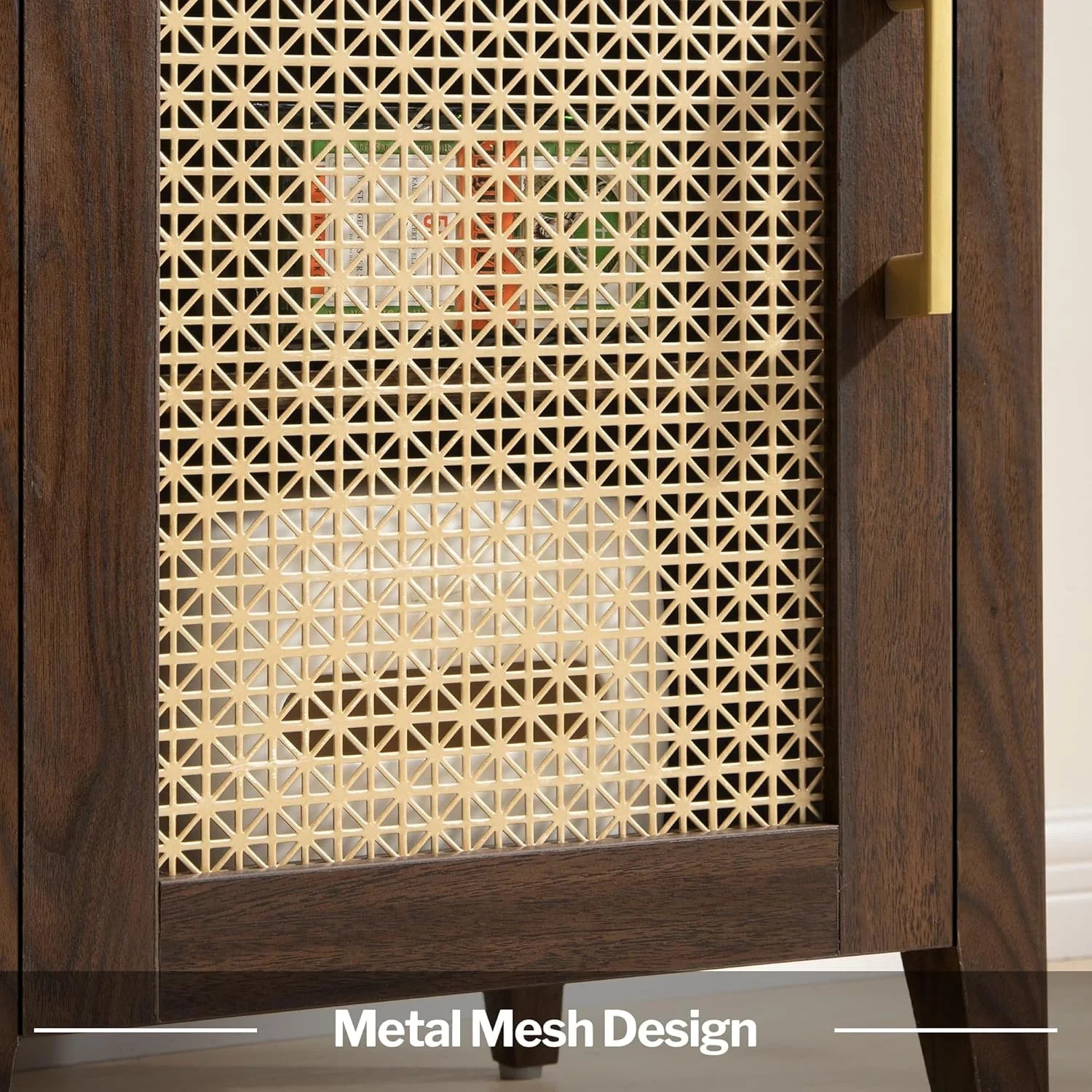 Andy Vintage Nightstand with Storage