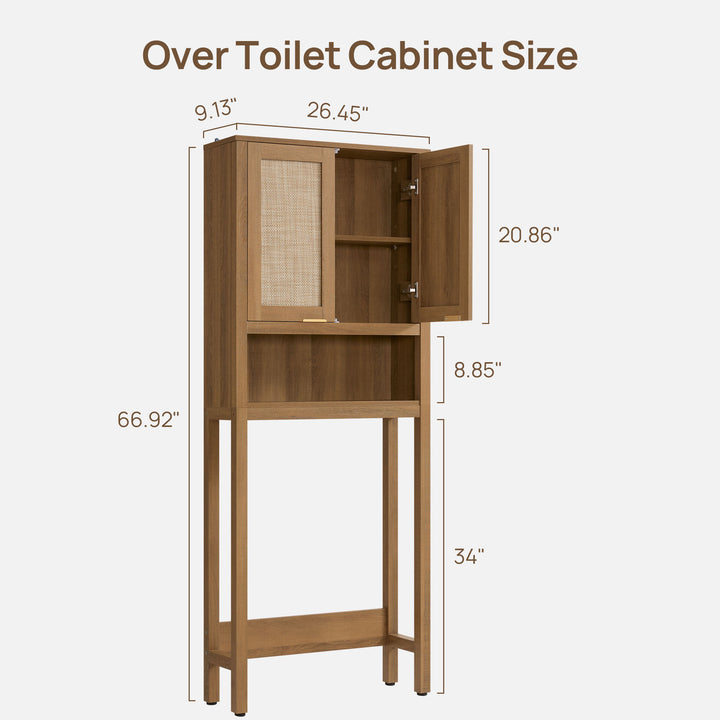 Savanna Over-the-Toilet Bathroom Storage Cabinet