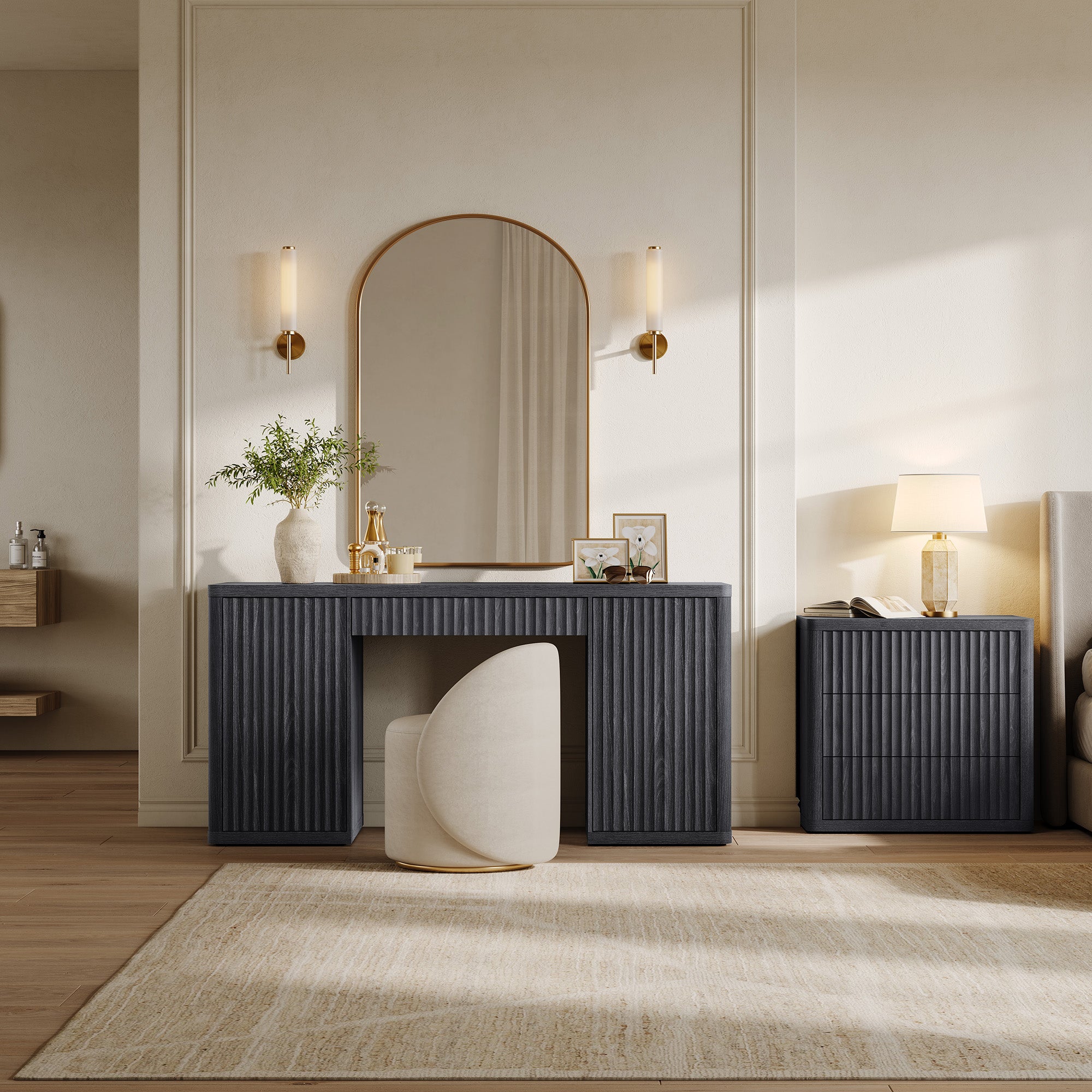 Cas 60Inch-Wide Office Desk, Large Storage