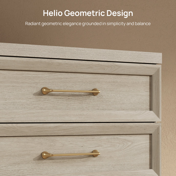 Helio Modern Nightstand with 3 Drawers, 30'' Wide