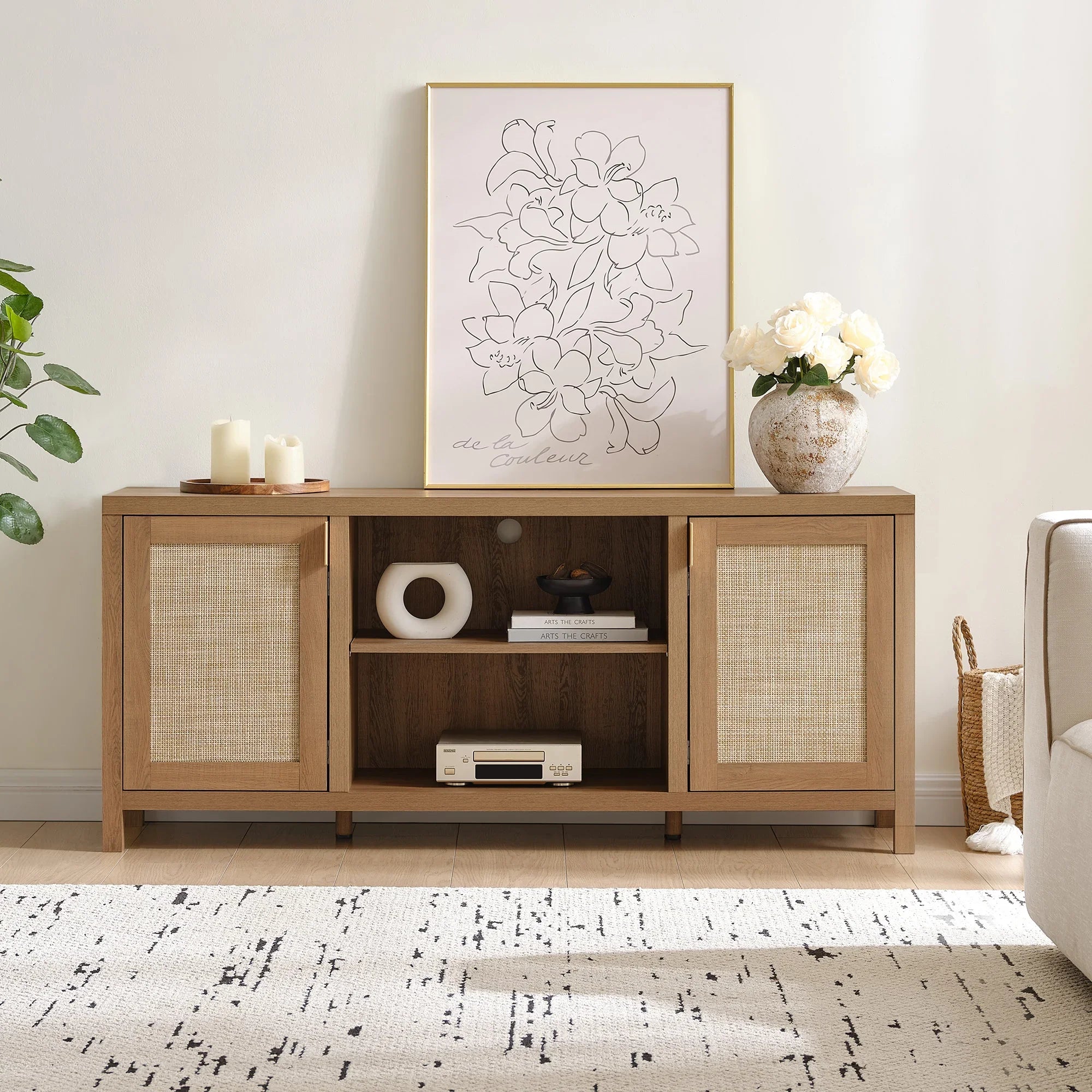 Savanna TV Stands with Shelves