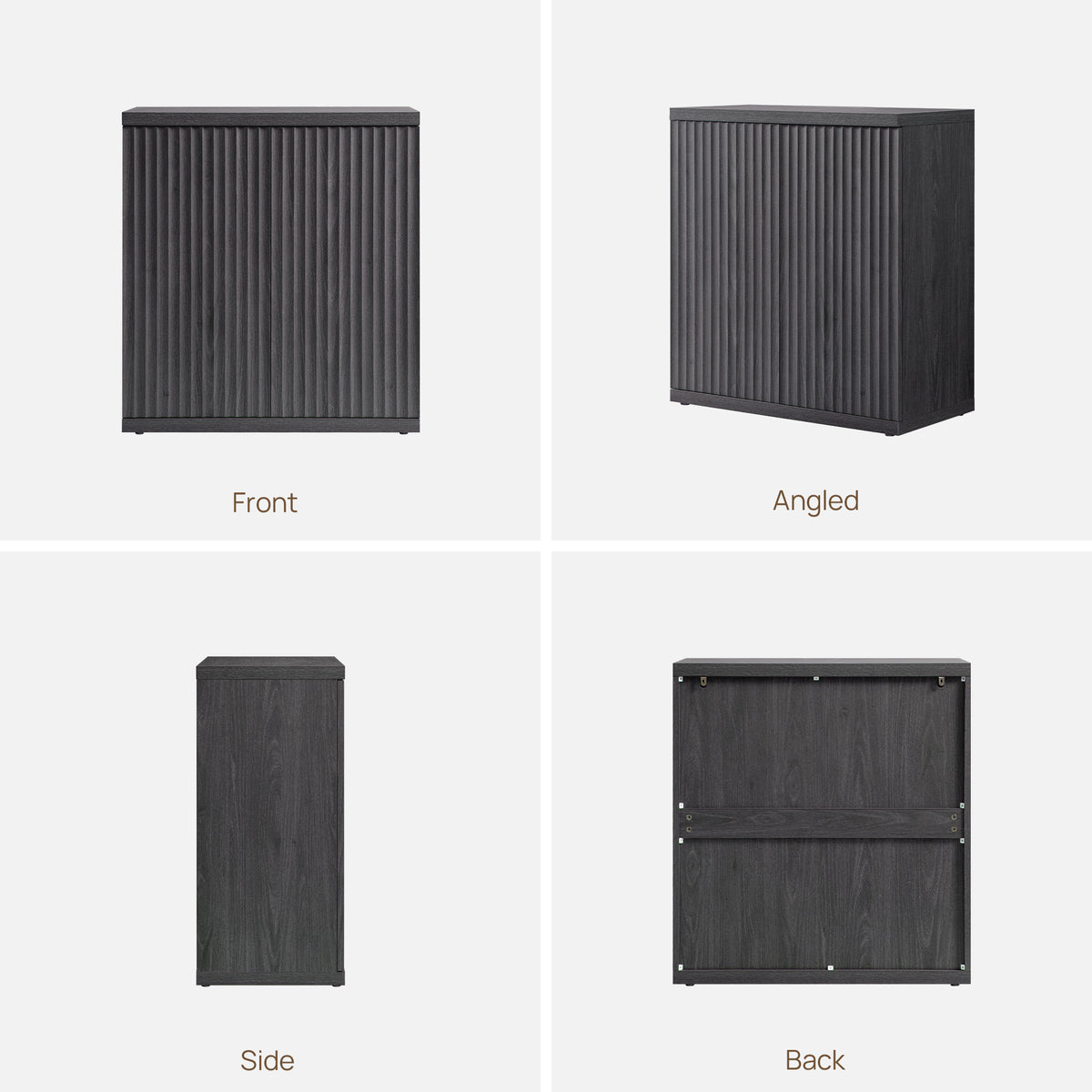 Stria Black Buffet Cabinet