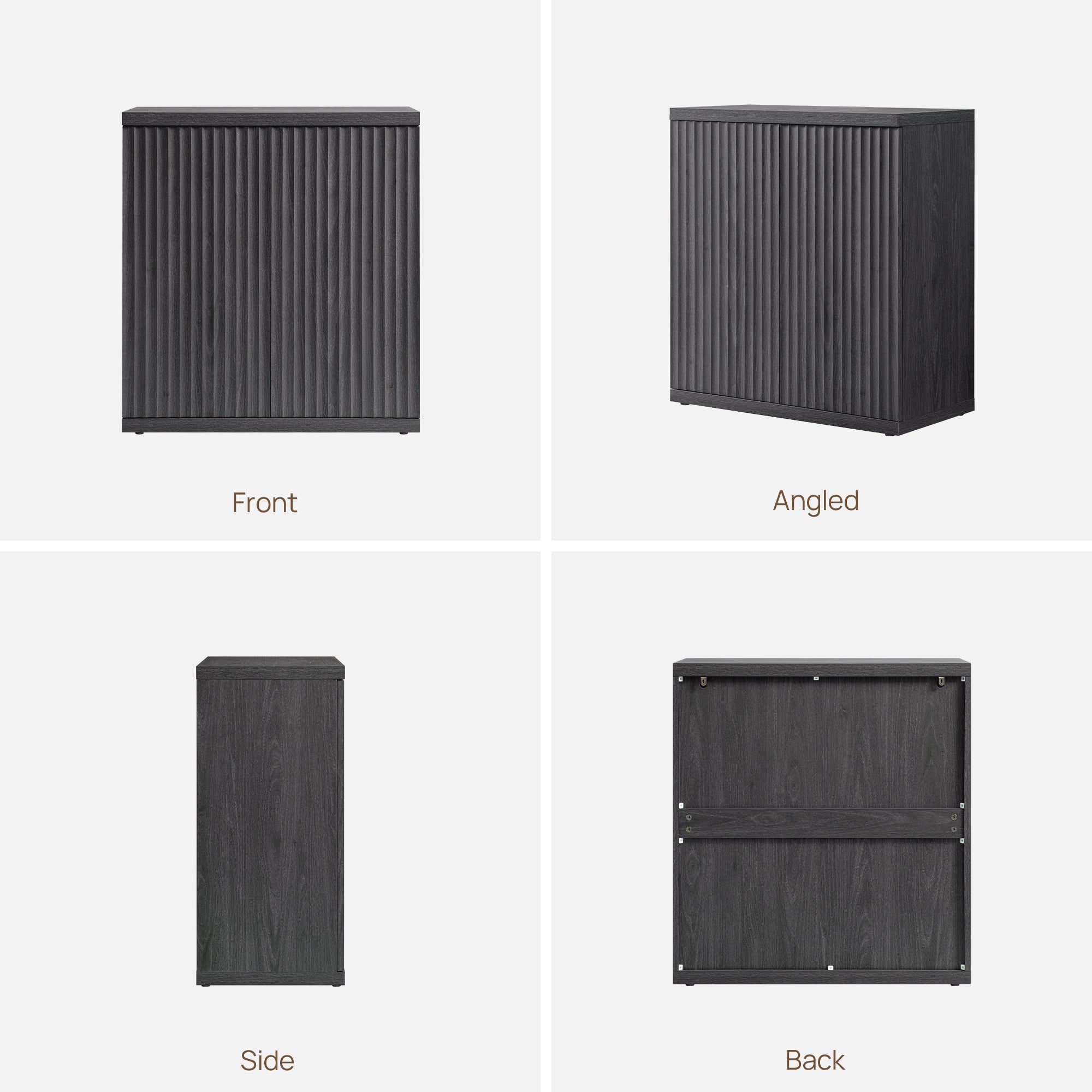 Stria Black Buffet Cabinet