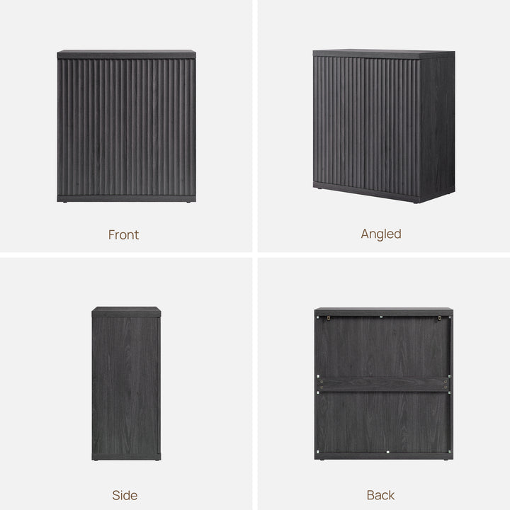 Stria Black Buffet Cabinet