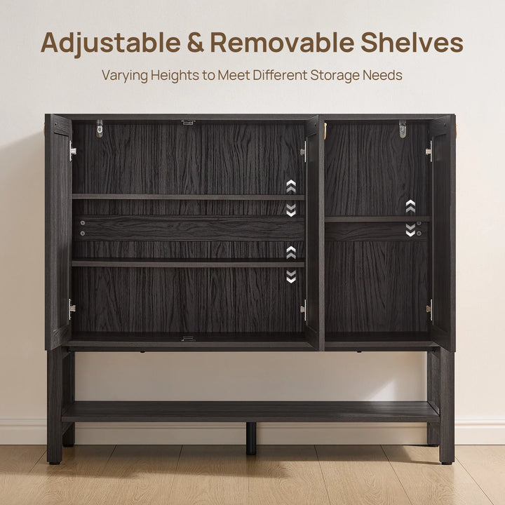 Terra Rattan Shoe Cabinet with Storage