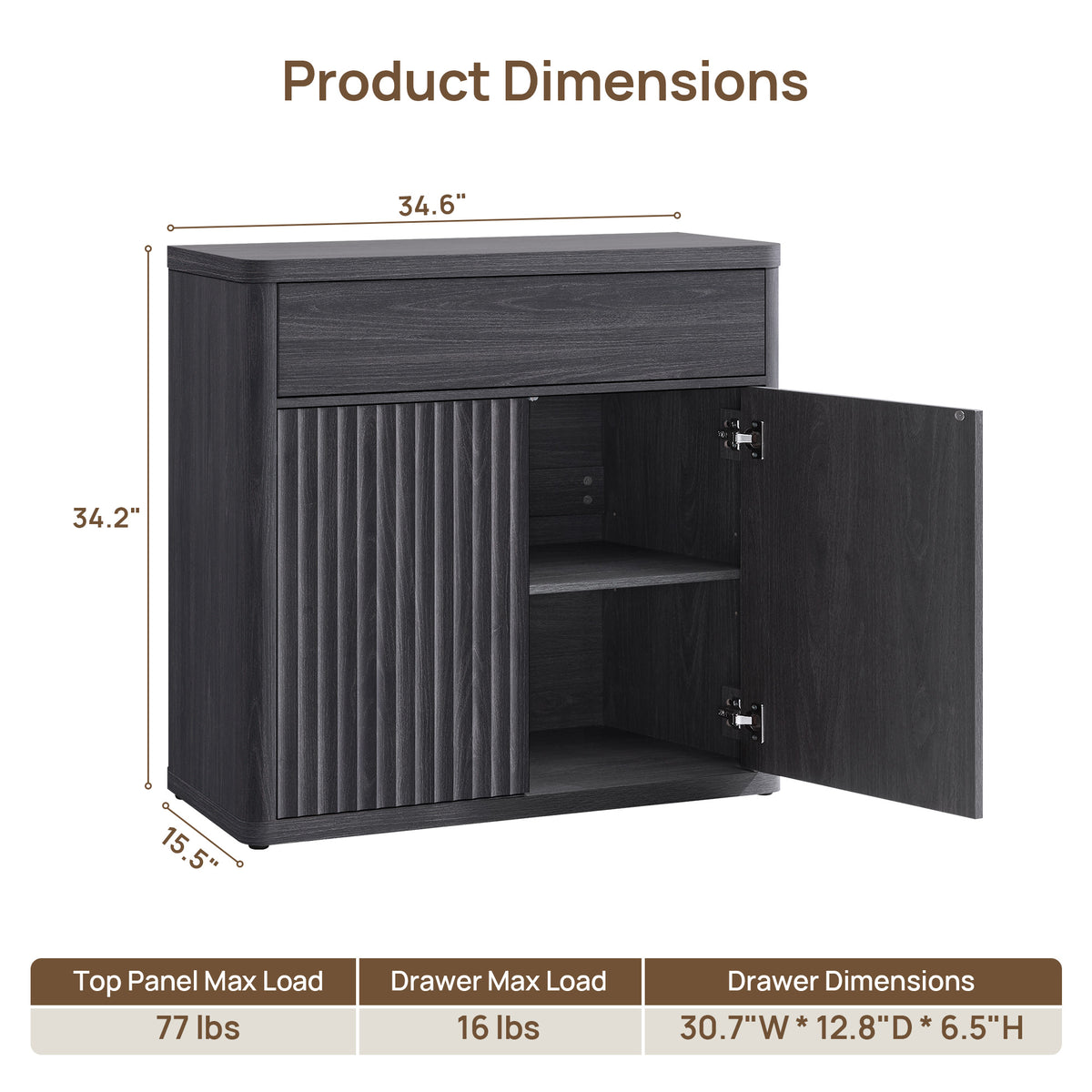 Cas Sideboard Cabinet With 2 Doors