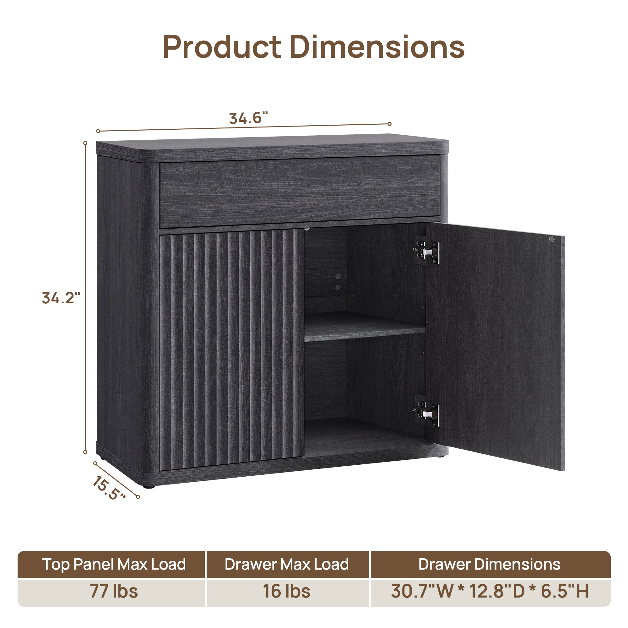 Cas Sideboard Cabinet With 2 Doors