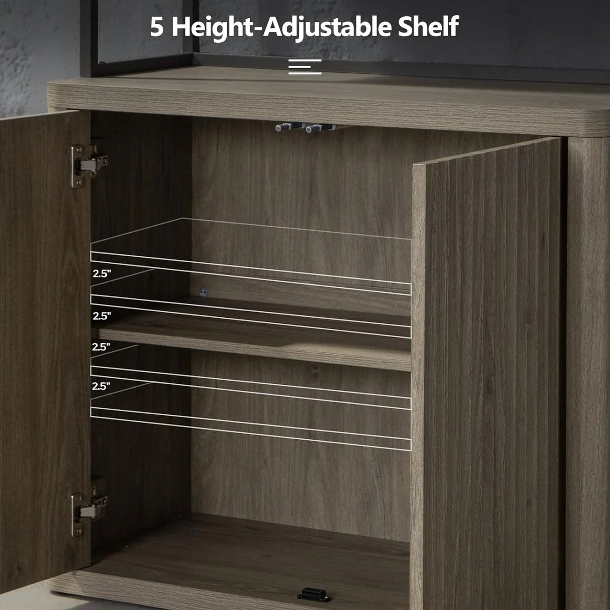 Cas Book Shelf with Storage, Set of 3