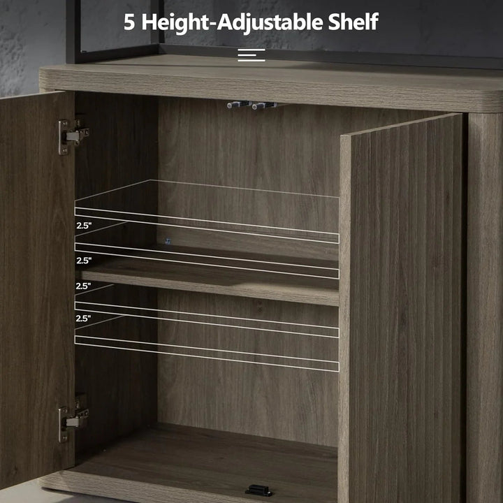 Cas Book Shelf with Storage, Set of 2