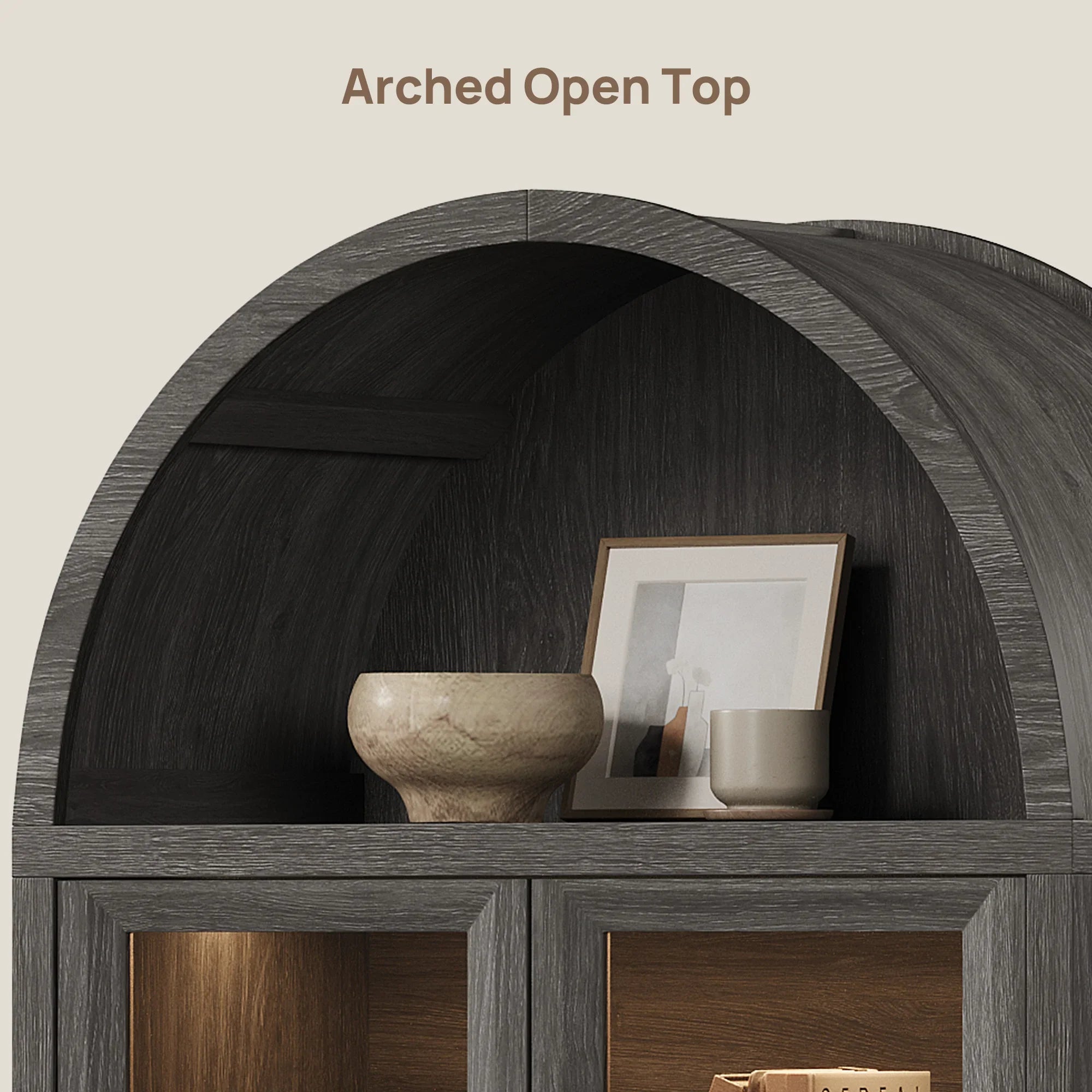 Helio Display Cabinet with Glass Door