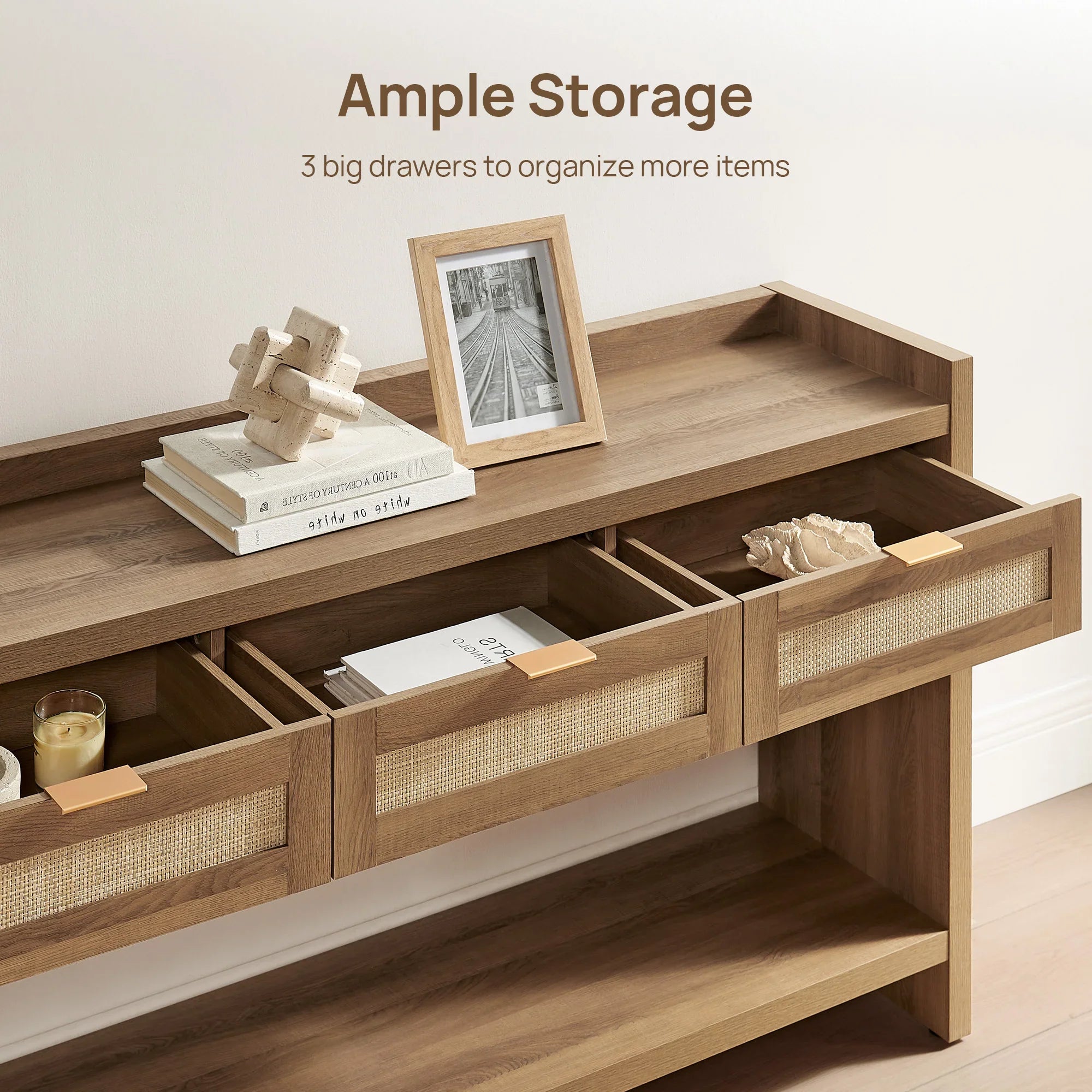 Savanna Console Table, 3 Drawers