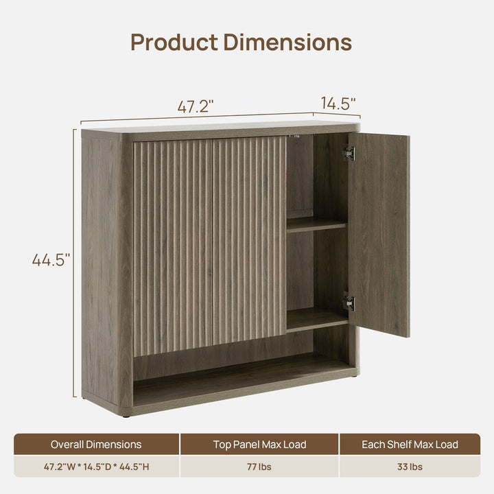 Cas Shoe Storage Cabinet with Doors