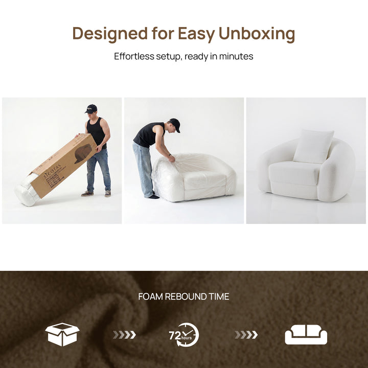 Nimbus White Sofa Couch