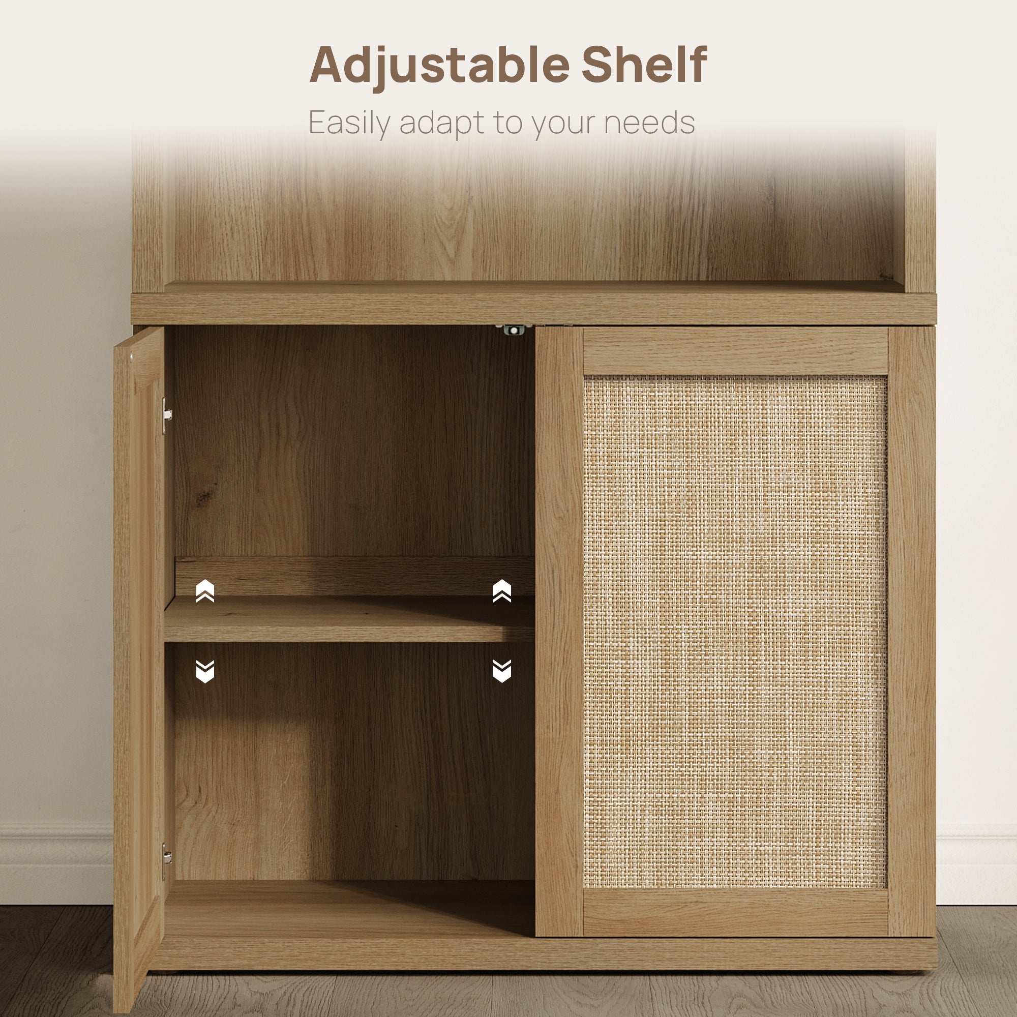 Zura Bookcase with 2 Doors