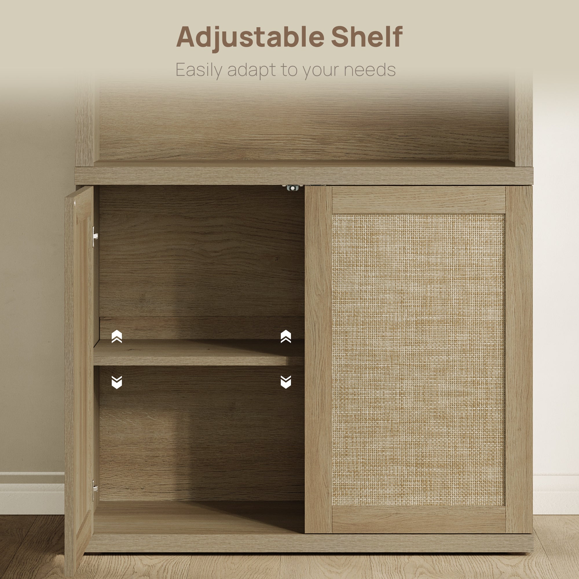 Zura Bookcase with 2 Doors