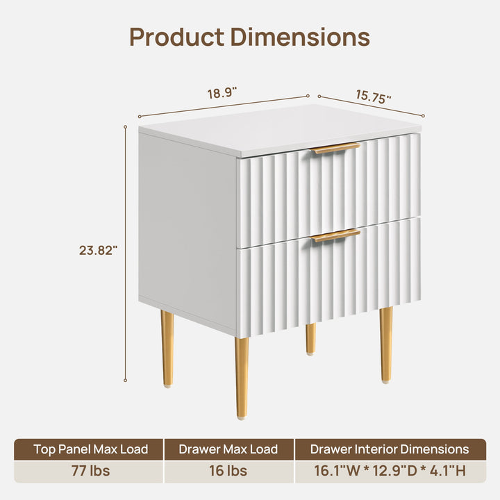 Opus Nightstand Table, Set of 2