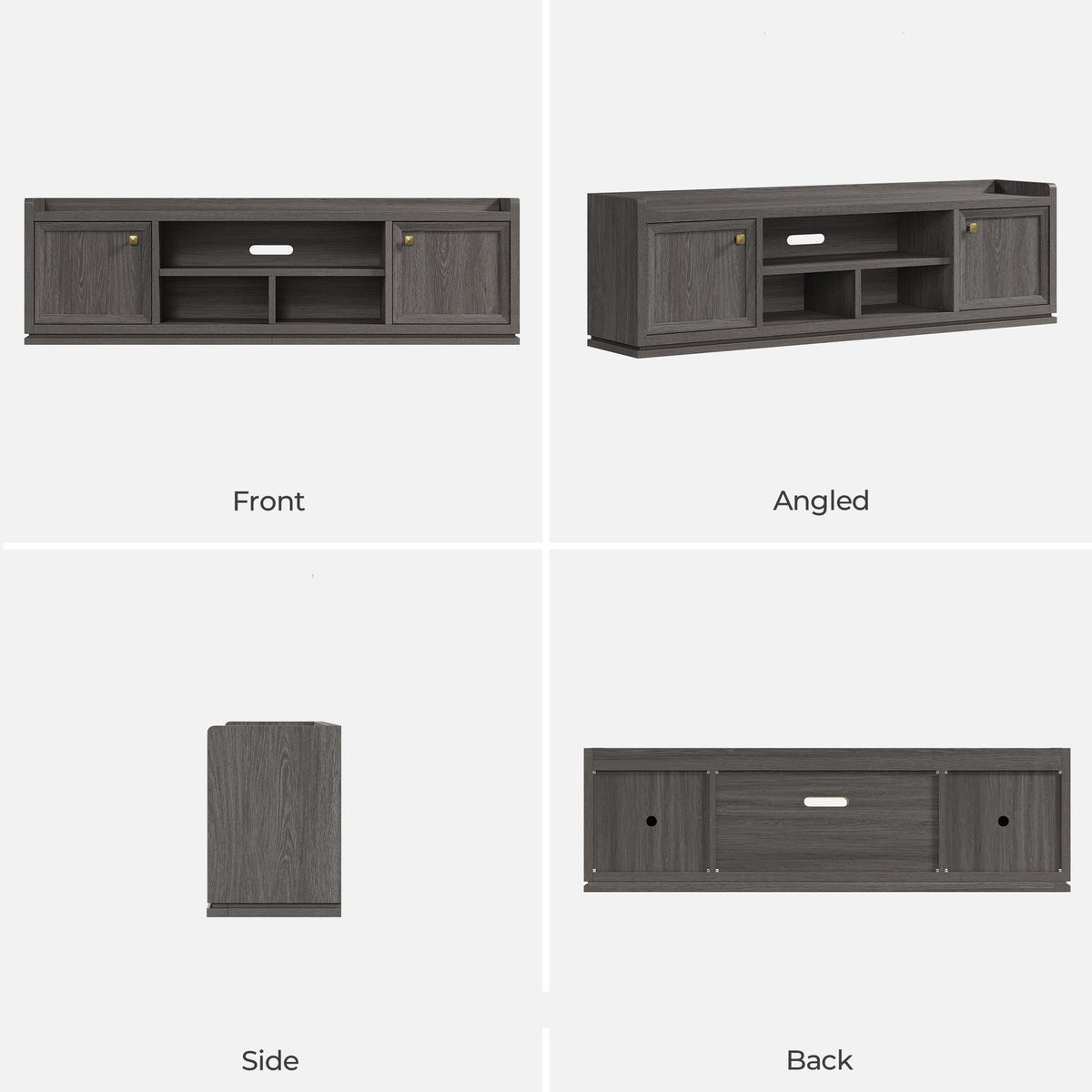 Helio Modern TV Stand with Doors