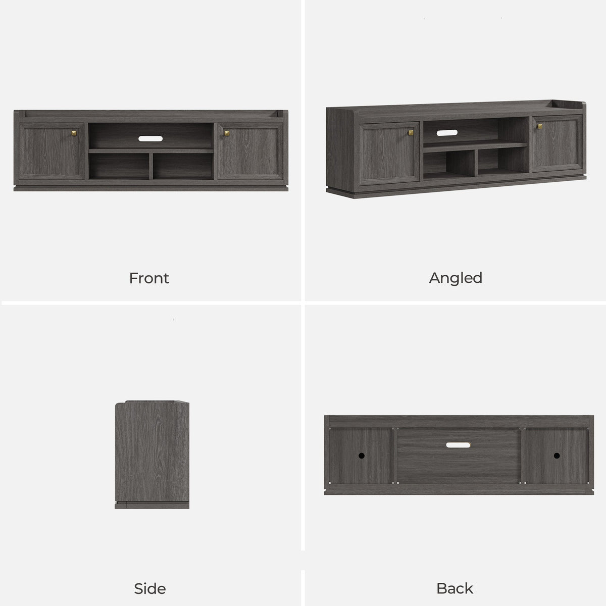 Helio Modern TV Stand with Doors