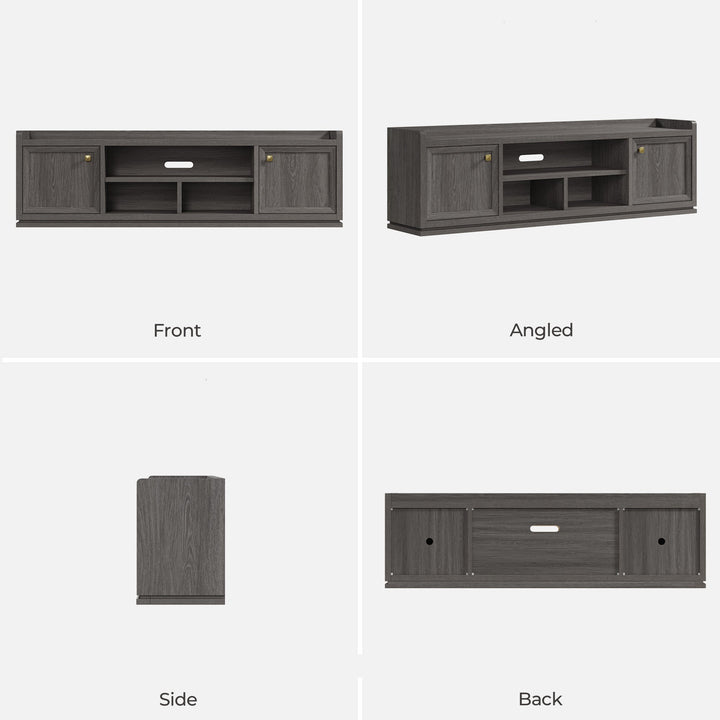 Helio Modern TV Stand with Doors