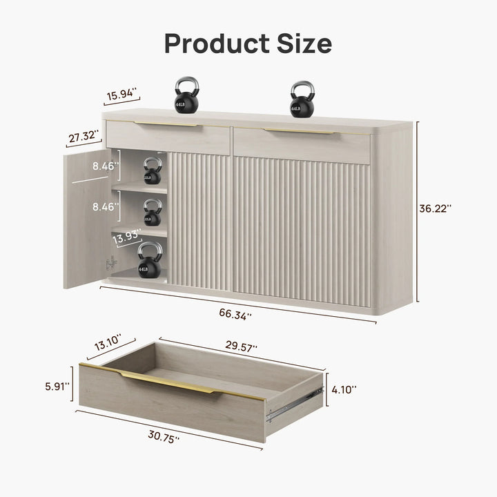 Cas Sideboard,4 Doors
