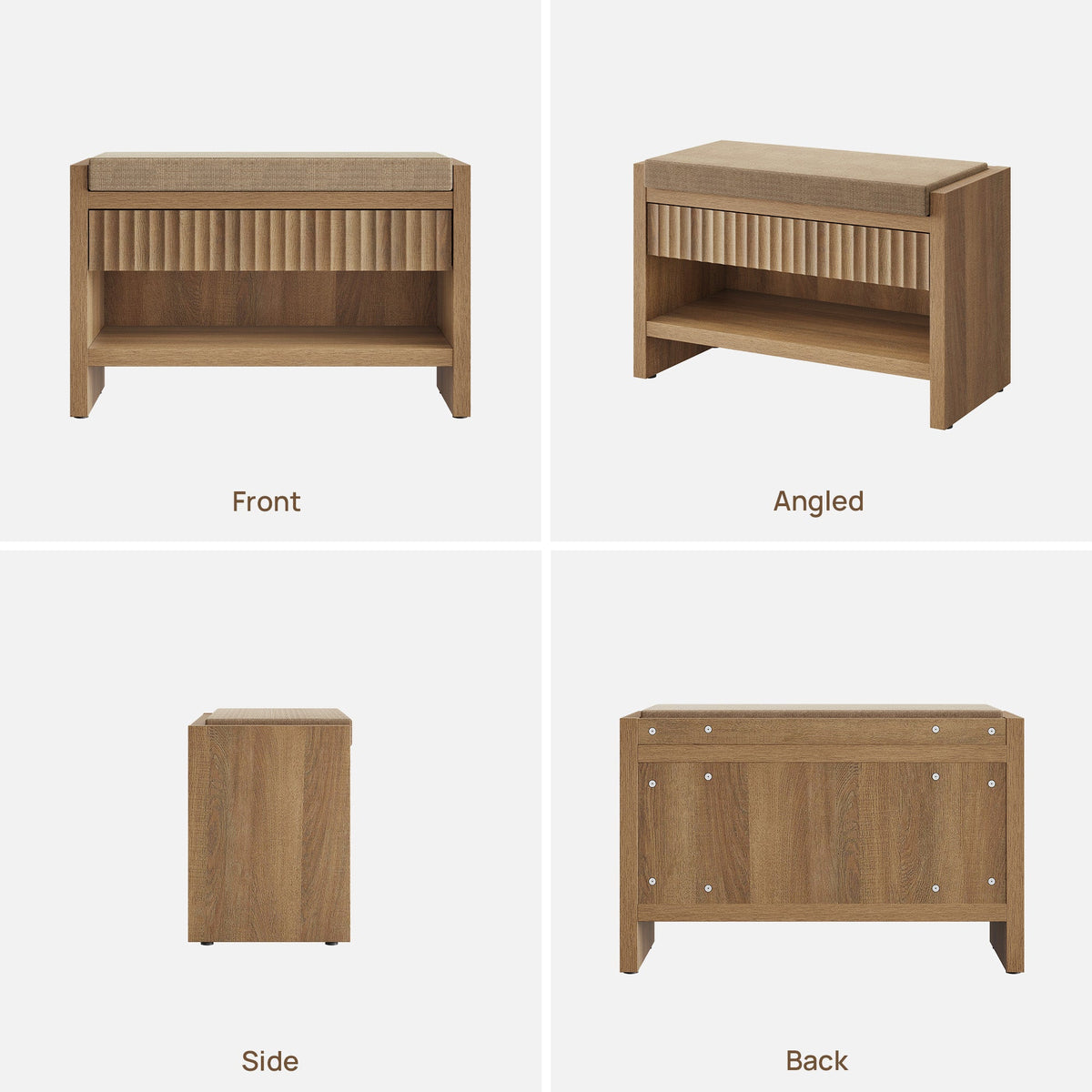 Prelude Shoe Bench, Entryway Storage