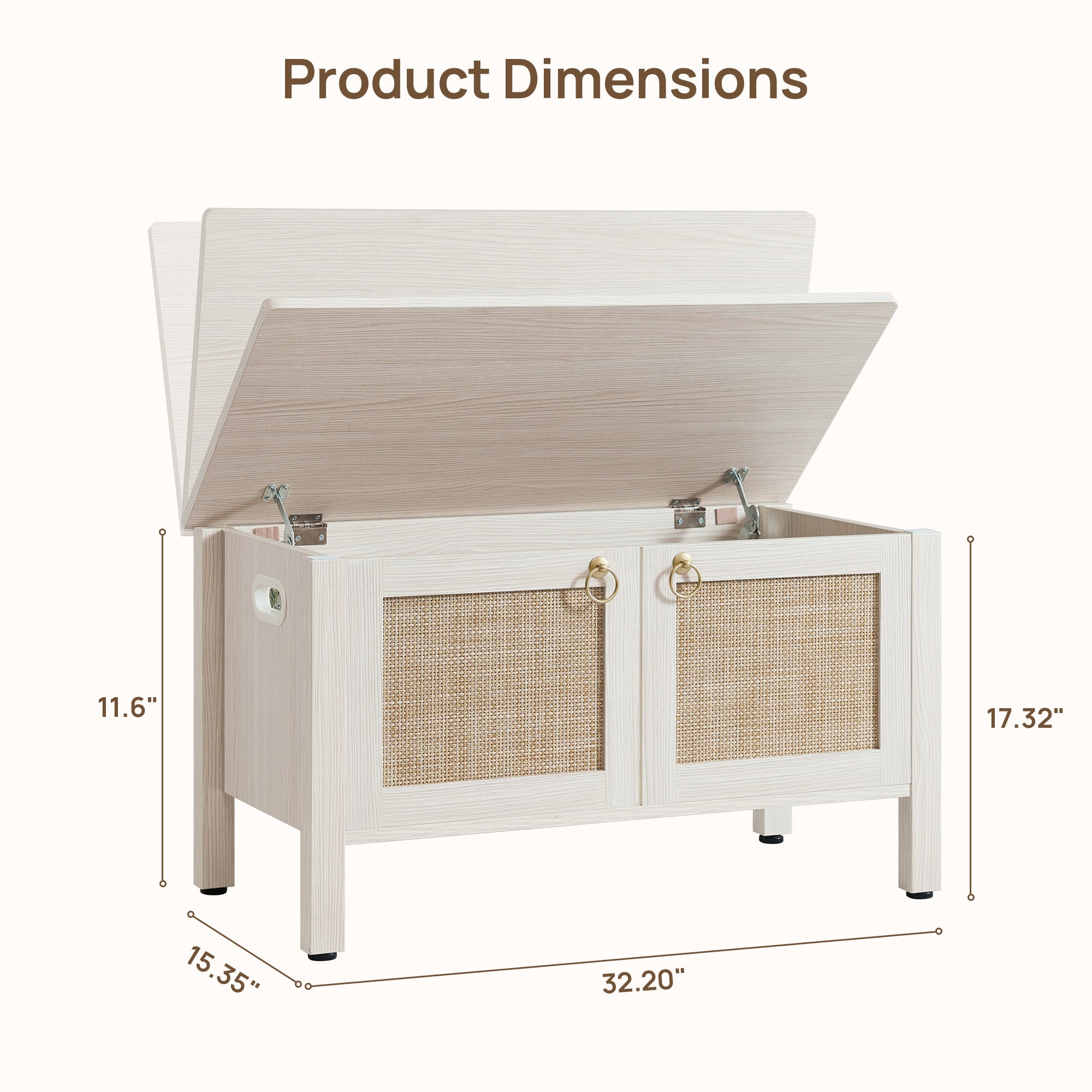 Terra Rattan Shoe Bench