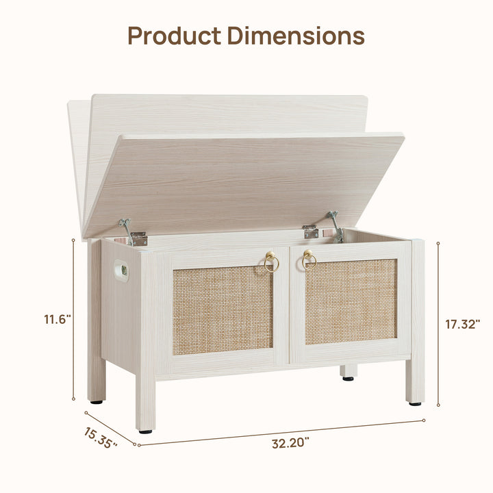 Terra Rattan Shoe Bench