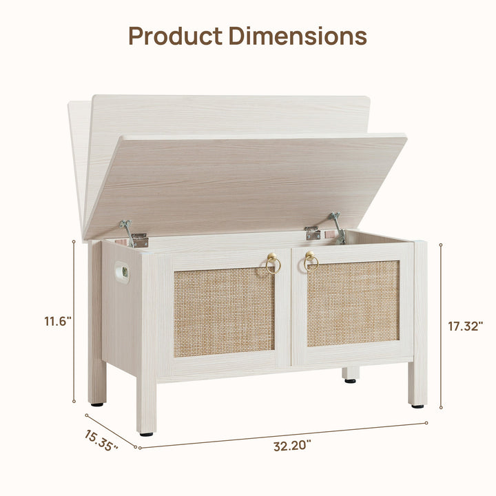 Terra Storage Bench Seat, Set of 2