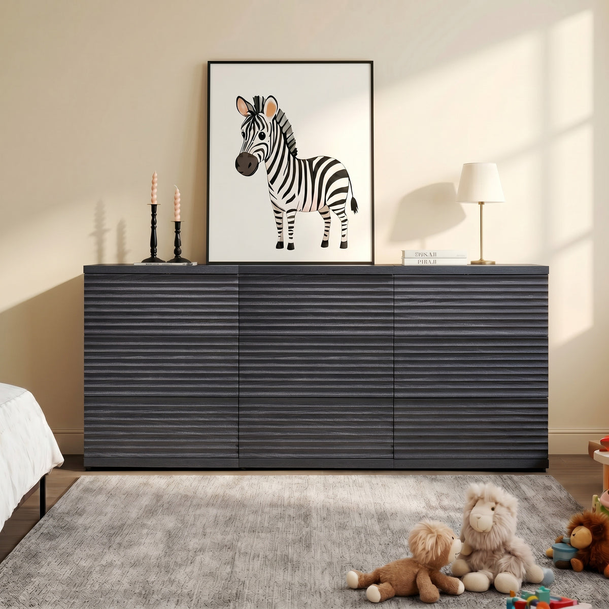 Stria Sectional Chest of Drawers with Storage