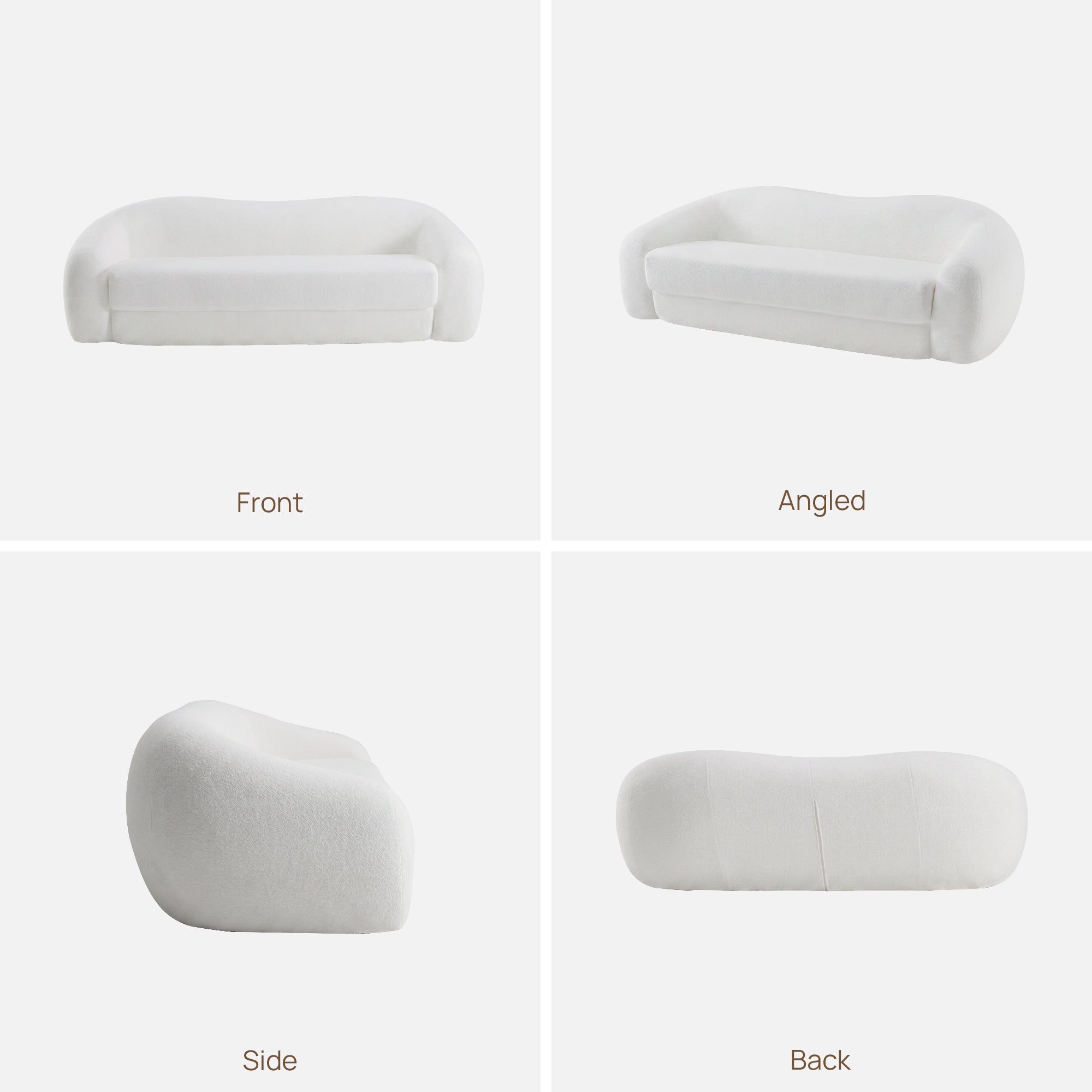 Nimbus White Sofa Couch