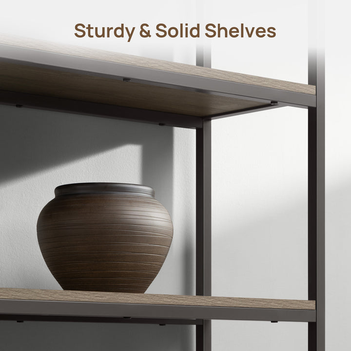 Stria Bookshelf with Storage, Set of 2
