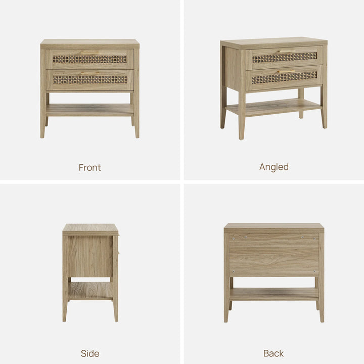 Andy Nightstand Set With 2 Doors