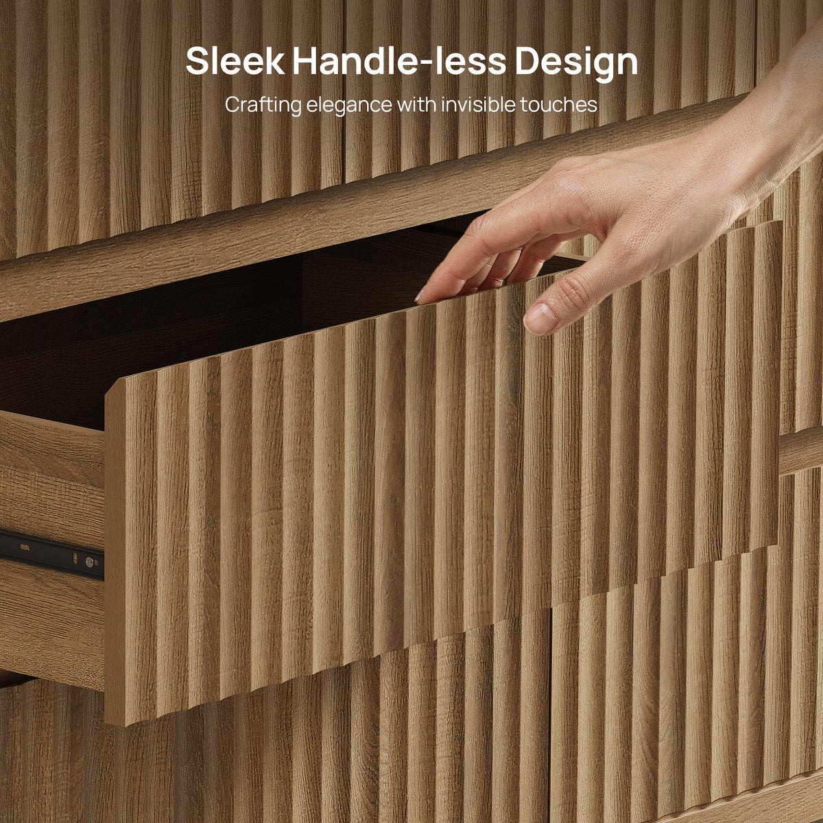 Prelude 6 Drawers Dresser, Large Capacity