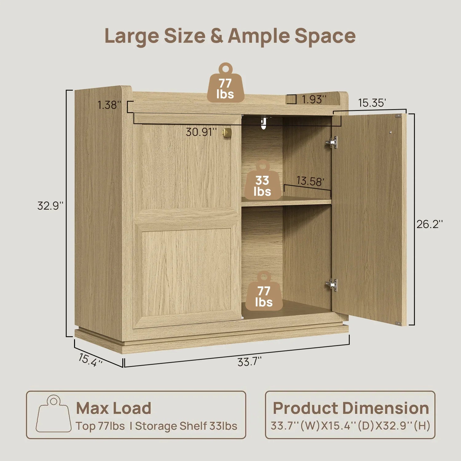 Helio Sideboard Buffet with 2 Doors