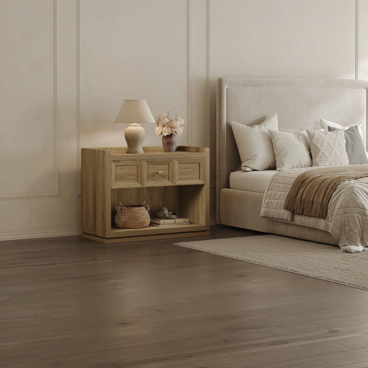 Helio Nightstand, 31 Inch Wide